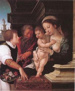 Barend van Orley The Holy Family (mk05) oil painting image